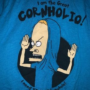 Cornholio Tee Shirt! Beavis & Butthead humor